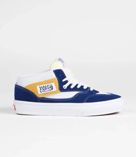 VANS SKATE HALF CAB '92 SNEAKERS [WITH POPCUSH] UK9/US10 —ATHLETIC BLUE / YELLOW