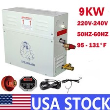 9KW Steam Generator Shower Sauna Bath Home Spa - Waterproof Control 95-131  USA