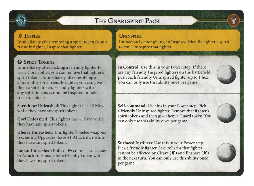 The Gnarlspirit Pack + Cards - Slaves To Darkness - Warhammer Underworlds - NoS - Image 4 of 4
