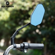 ROCKBROS Handlebar Bike Mirror,Large HD field of vision,360 rotatable  foldable