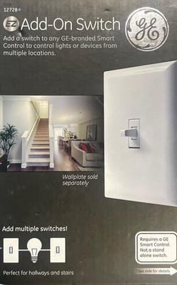 GE 12728 EZ Wave Add-On In-Wall Smart Switch Toggle ZW2003 NIB