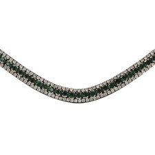 Emerald crystal browband