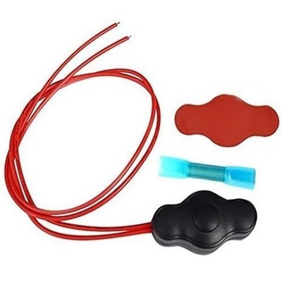 12V Waterproof On-Off Push-Button Switch with Quick Connector for LED Accent