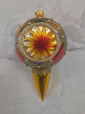 Blubom ROYAL JEWEL Reflector Glass Christmas Ornament