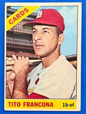 1966 Topps - Tito Francona #163**Free Shipping***B