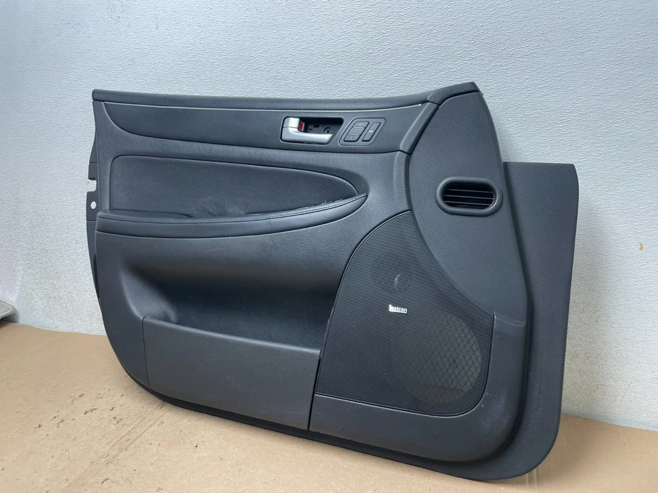 Hyundai Genesis 2009-2014 sedán conductor delantero izquierdo panel de moldura de puerta izquierda Q4986 DG Foto 2 de 4