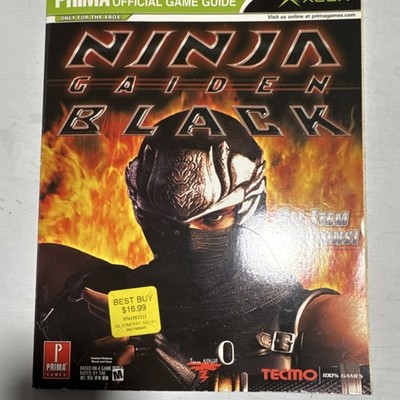 Prima Games Ninja Gaiden Black Strategy Guide Maps Walkthrough Ryu Hayabusa