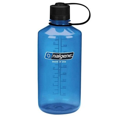 Nalgene 32oz Narrow Mouth Sustain Trinkflasche - Schieferblau