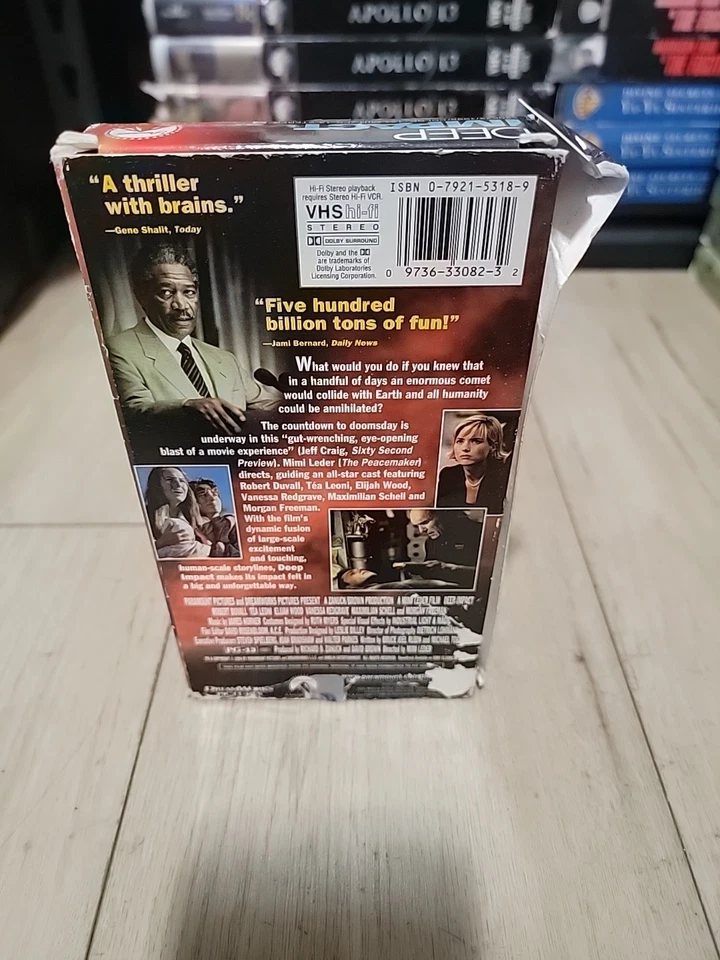 Deep Impact VHS 1998 - Imagem 2 de 2
