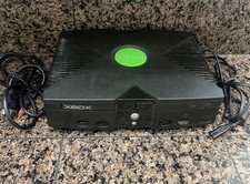 Original Xbox Console OEM Power Cord AV Cable...