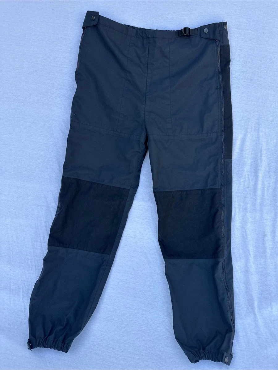 REI Pants Mens Black Sz L Gore-Tex Thaw Waterproof Full Side Zip