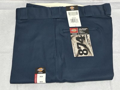 Dickie s Men s Pants 874 Original Fit Work Navy Blue Size 36x34 New NWT