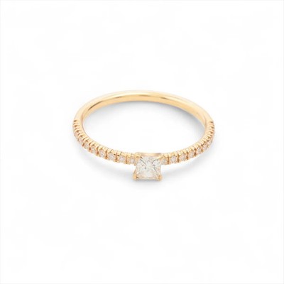 Cartier Etincelle De Cartier Heart Eternity diamond Ring 750(YG) 1.4g 50 Princes