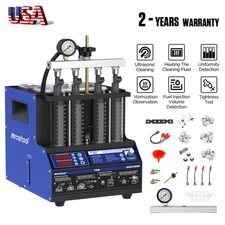 V308 Fuel Injector Cleaner Tester Car Ultrasonic Fuel Injector Cleaning Machine