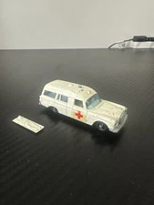 Matchbox Lesney No.3 Mercedes Benz Binz Ambulance And Stretcher Fair Condition