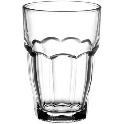 Bormioli Rocco Rock Bar Lounge 16.25 Ounce Cooler Stackable Drinking Glass Set 6