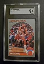 1990-91 NBA Hoops #205 Mark Jackson Menendez Brothers SGC 9