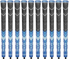 Golf Pride MCC Teams Plus4 Grips - Royal Blue & White Standard - Set of 10