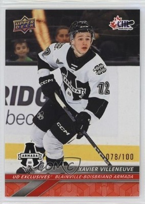 2024-25 Upper Deck CHL Exclusives /100 Xavier Villeneuve #183 1rc8