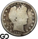 1901-S Barber Half Dollar
