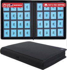 Top Loader Binder, Holds 640 Top Loaders,16 Pocket Top Loader Binders for 3" x 4