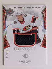 2021-22 Ultimate Collection Shane Pinto Rookie Jersey /699 #155 RC