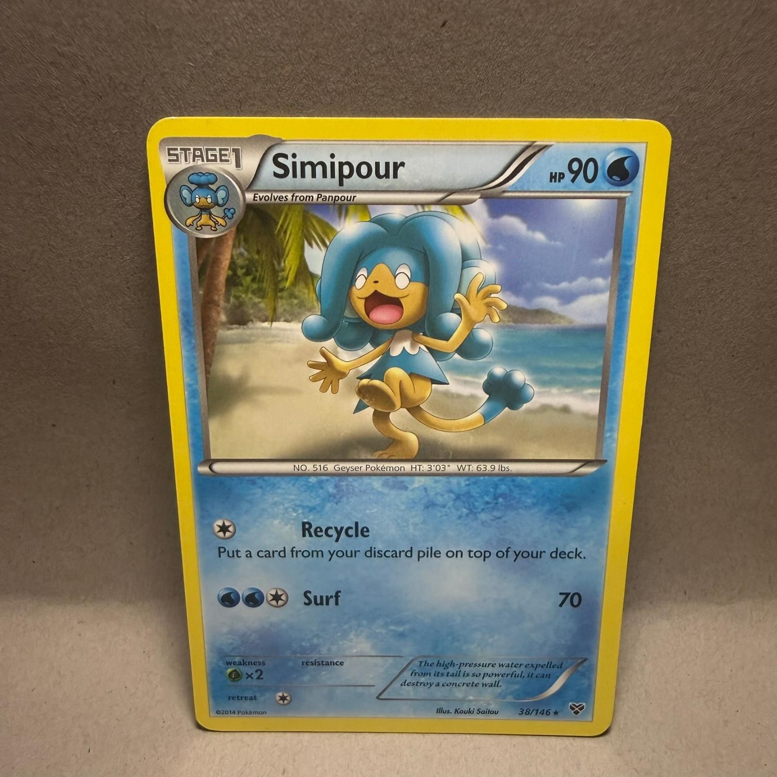 SIMIPOUR 38/146 XY BASE SET RARE LP
