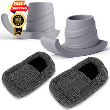 Vive Walker Ski Glides and Covers 4 PCS - Senior  Elderly Accesories Grey