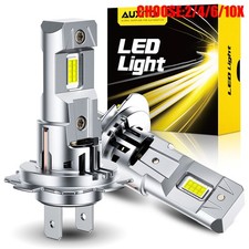CANBUS H7 LED Headlight Super Bright Bulbs Kit White 22000LM High/Low Beam 6500K