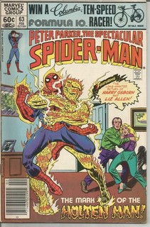 THE SPECTACULAR SPIDER MAN N° 63 en V.O. 1982