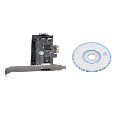 1pc PCI-E to eSATA SATA IDE Expansion Card Raid Controller Adapter JMB363 ATA133
