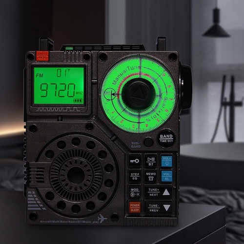 AM FM Radio with Alarm Clock Portable Design Ideal for Outdoor Activities - Picture 3 of 14