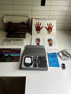 Rhythm Touch 2 Way Electronic Muscle Stimulator Tens Unit Lot Foot
