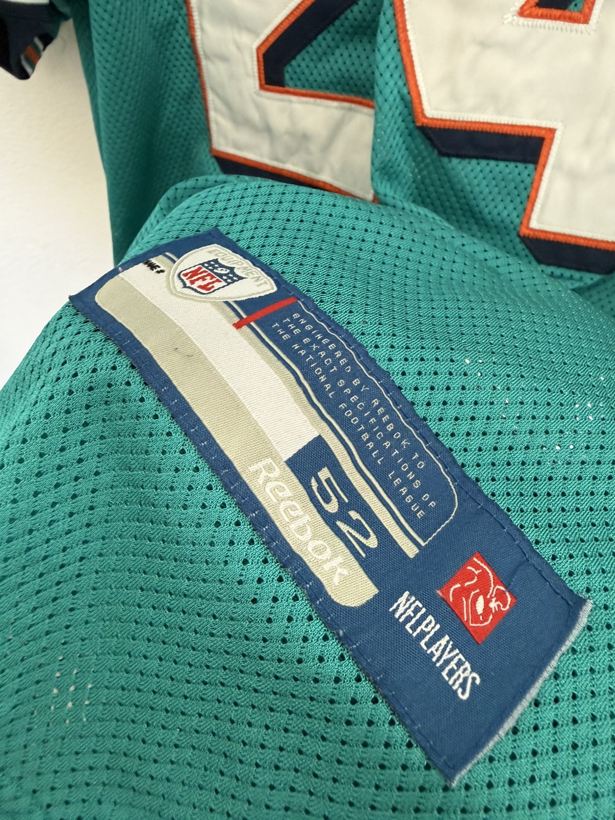 Miami Dolphins #24 jersey embroidered (M) thumbnail 11