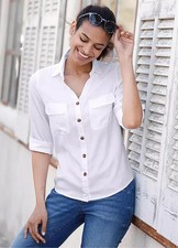 Blouse Long Sleeve Shirt Blouse by Witt Size 26 RRP £30