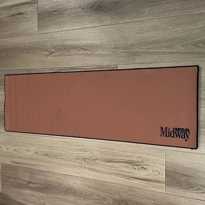 Midway USA Cleaning & Maintenance Rifle & Shotgun Mat Medium -16 x54  Brown. EUC