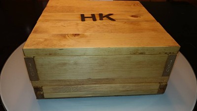 Buddies Medium Sifter Kief Magnetized Storage Collecting Pollen Wooden Box