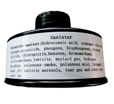 KYNG Filter Gas Mask Filter 40mm NATO NBC Filter/Fits CBRN Masks / 10+ yr Life