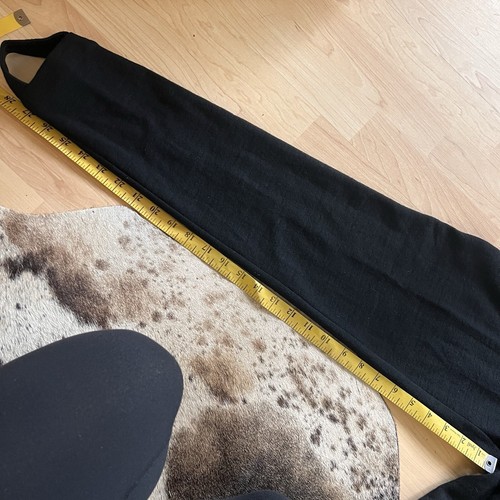 ROBERTO ROBLEDO Black Wool Blend Stirrup Pants Size Small - Picture 7 of 8