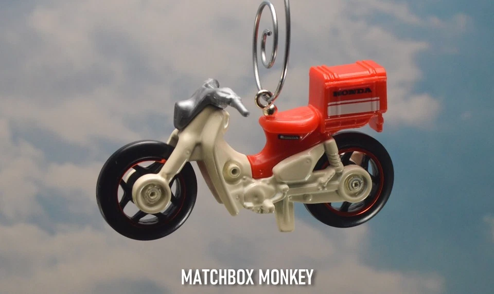 Honda Super Cub Moped Motorcycle Dirt Bike 50cc Custom Christmas Ornament 125 - Image 2 of 4