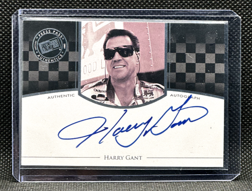 2009 Press Pass Legends Autograph Harry Gant