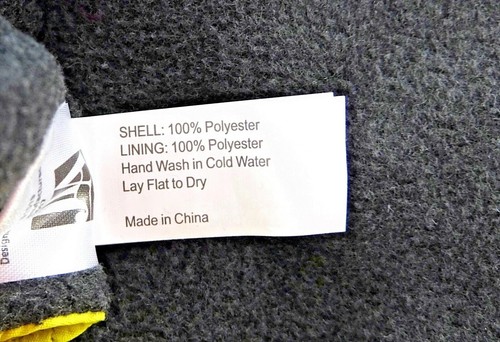 Friends Forever Snowsuit Dogs XS Yellow Gray Fleece Lined One Piece Hand Wash - Bild 11 von 12