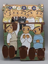 Saint Andrews Abbey Vintage Handmade Ceramic Art Pottery