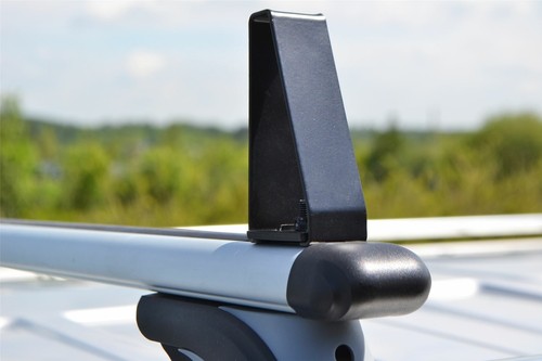 Techo Barras + de + Detiene Para vw transporter T5 10-15 Lwb Acero Negro - Imagen 6 de 12