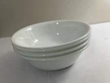 Corelle Vitrelle Winter Frost White SIX Cereal Bowls 6 1/4” EUC