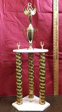 BUILD YOUR OWN TROPHY KIT - 30" TALL - 3 POST