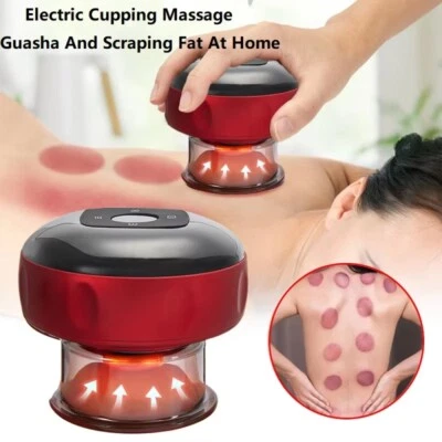HAILICARE 12 Level Electric Cupping Therapy Machine Rechargeable Heating Massager Cups