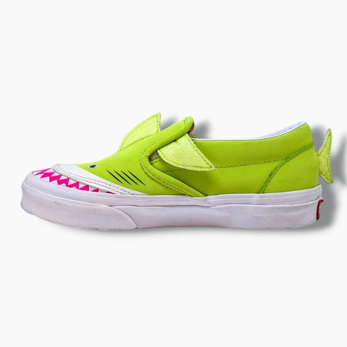 Vans Sneakers skate slip on verde lime per bambini taglia 3