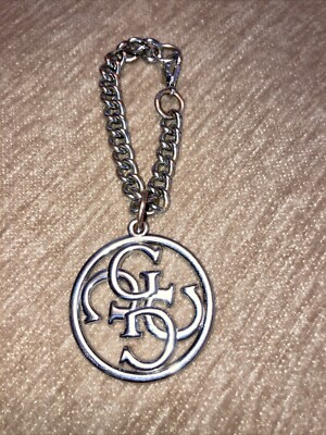 GUESS KEY FOB BAG CHARM KEYCHAIN HANGTAG TAG