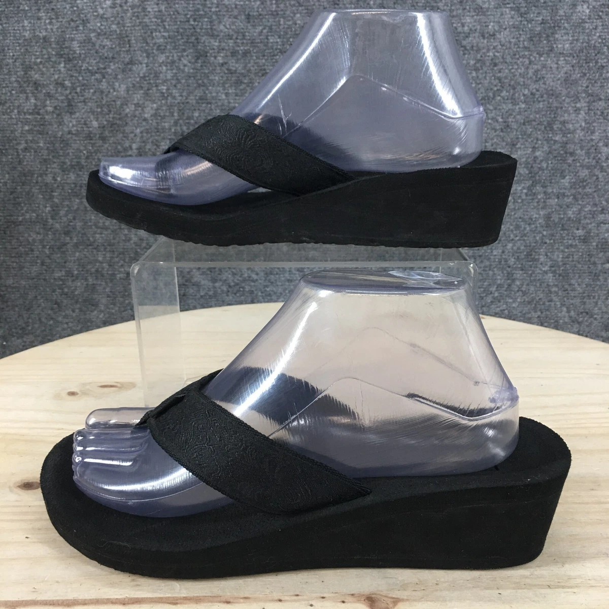 Teva Sandals Womens 8 Mush Mandalyn Wedge II Slip On Flip Flops